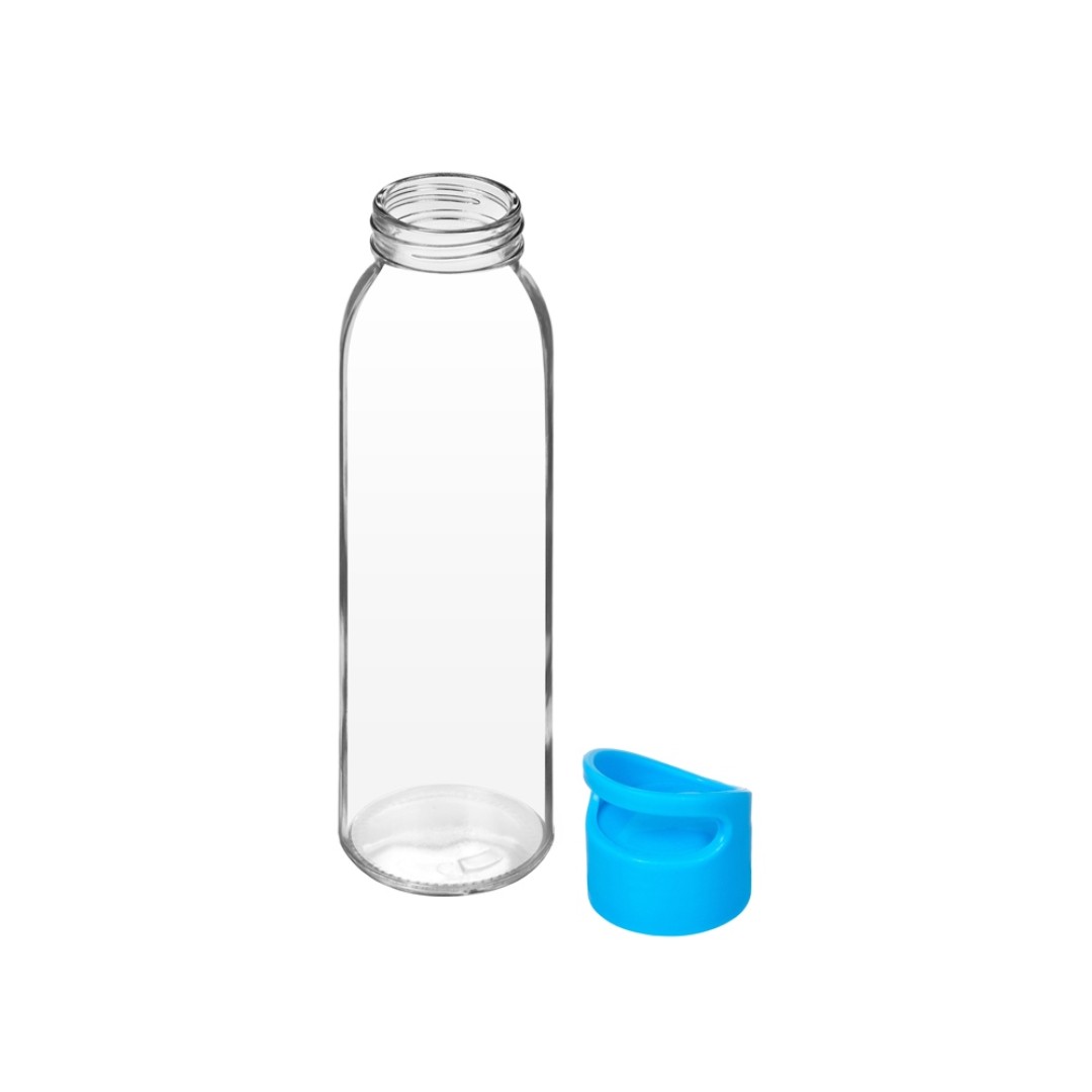 Стеклянная бутылка  "Fial", 500 мл, голубой
