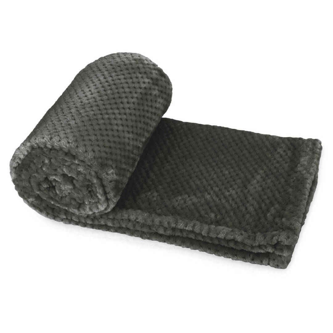 Плед «Фолд», темно-серый