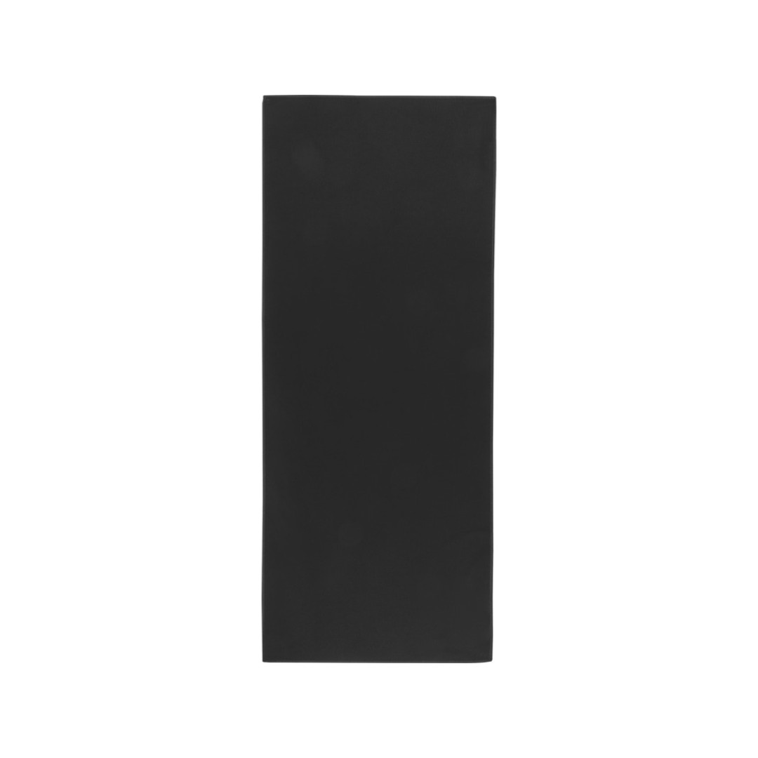 Althea спортивное полотенце 30х80 см - сплошной черный