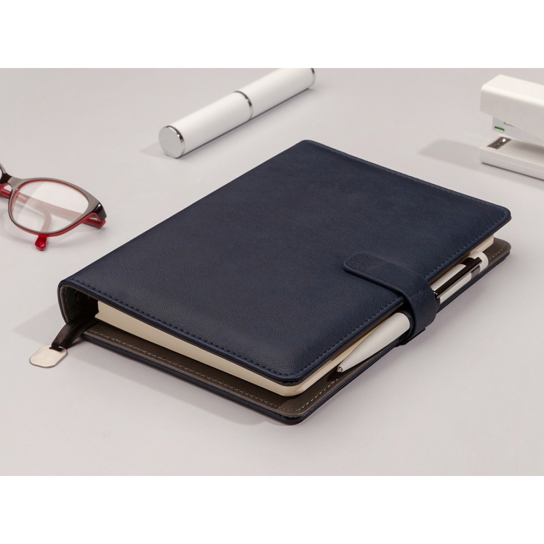 Ежедневник недатированный В5 "Toscana", темно-синий