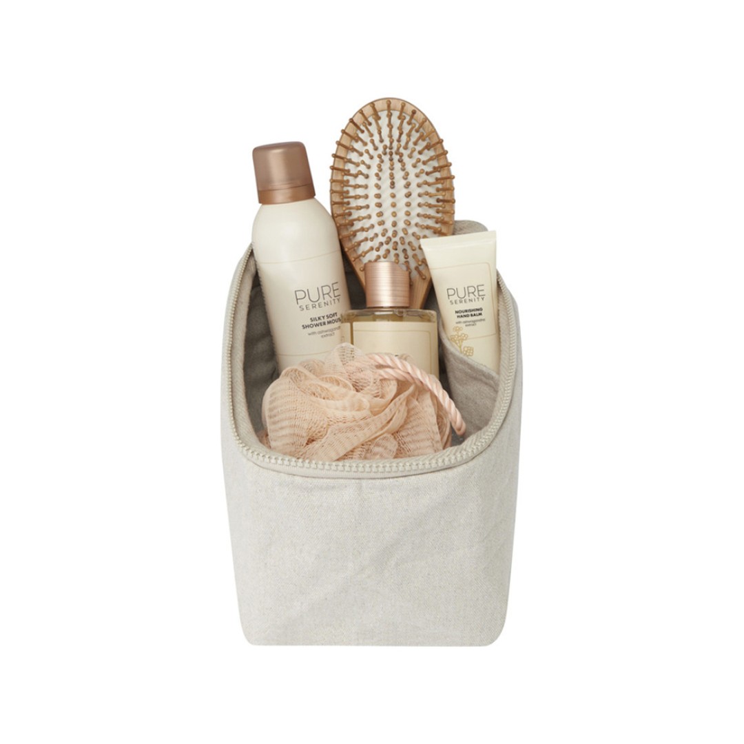 Органайзер для туалетных принадлежностей из переработанного материала Pack 500 г/м2 Aware™ - Oatmeal