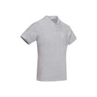 Рубашка поло "Prince" мужская, серый меланж
