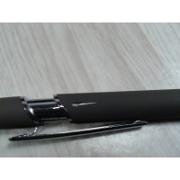 Ручка металлическая soft-touch шариковая со стилусом «Sway», серый/серебристый (P)