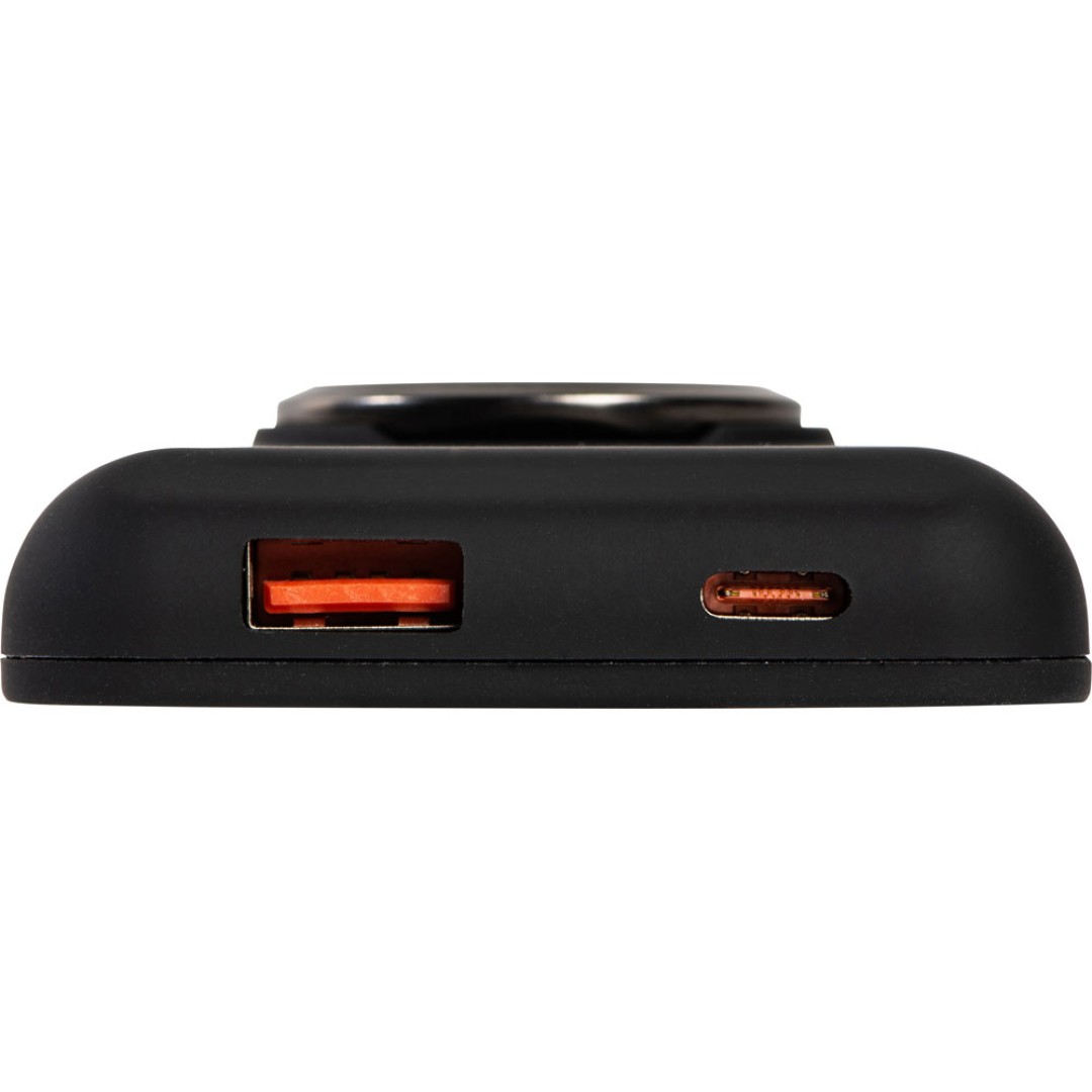 Магнитный беспроводной внешний аккумулятор "MagnetIQ", 5000 mah, 10 W, черный