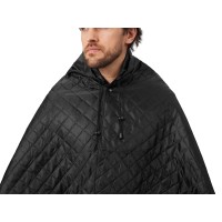 Пончо Cappy с капюшоном на липучке в мешке, черный