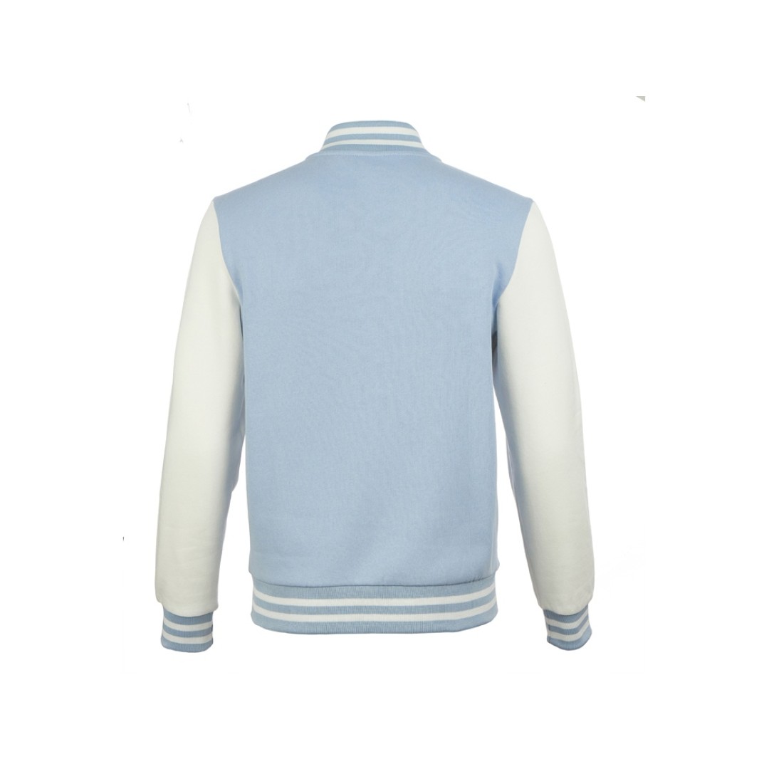 Бомбер «Oxford», небесно-голубой/молочный, унисекс