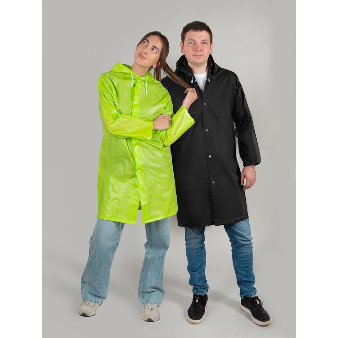 Дождевик "Hawaii" c чехлом унисекс, зеленое яблоко