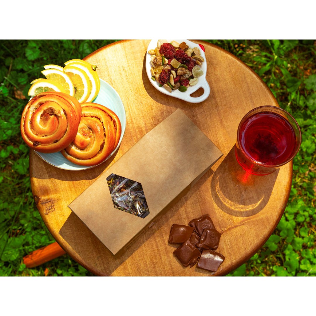 Чай "Малина с мятой" фруктовый, 70 г. (матовая упаковка)