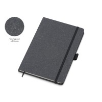 Блокнот А5 "Snow Hard" твердая обложка, 80 листов 70 гр/м2, черный