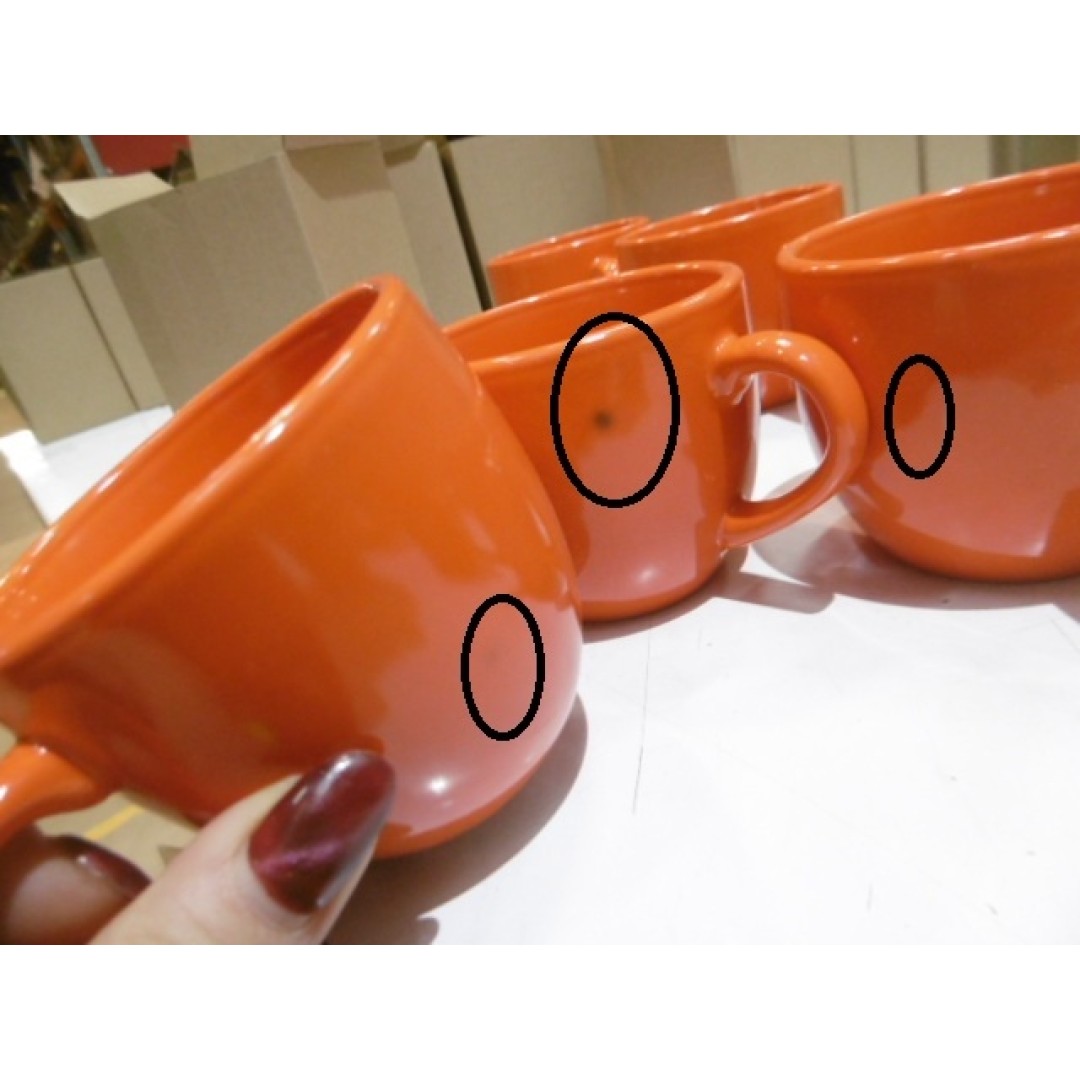 Чайная пара Melissa керамическая, оранжевый (Р)