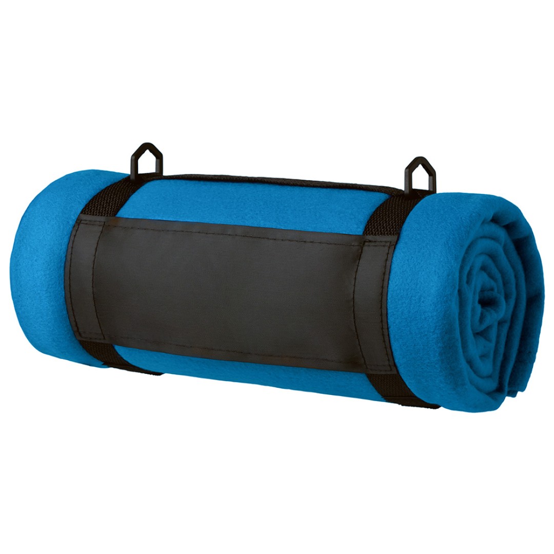 Плед «Нежность» с плечевым ремнем, синий