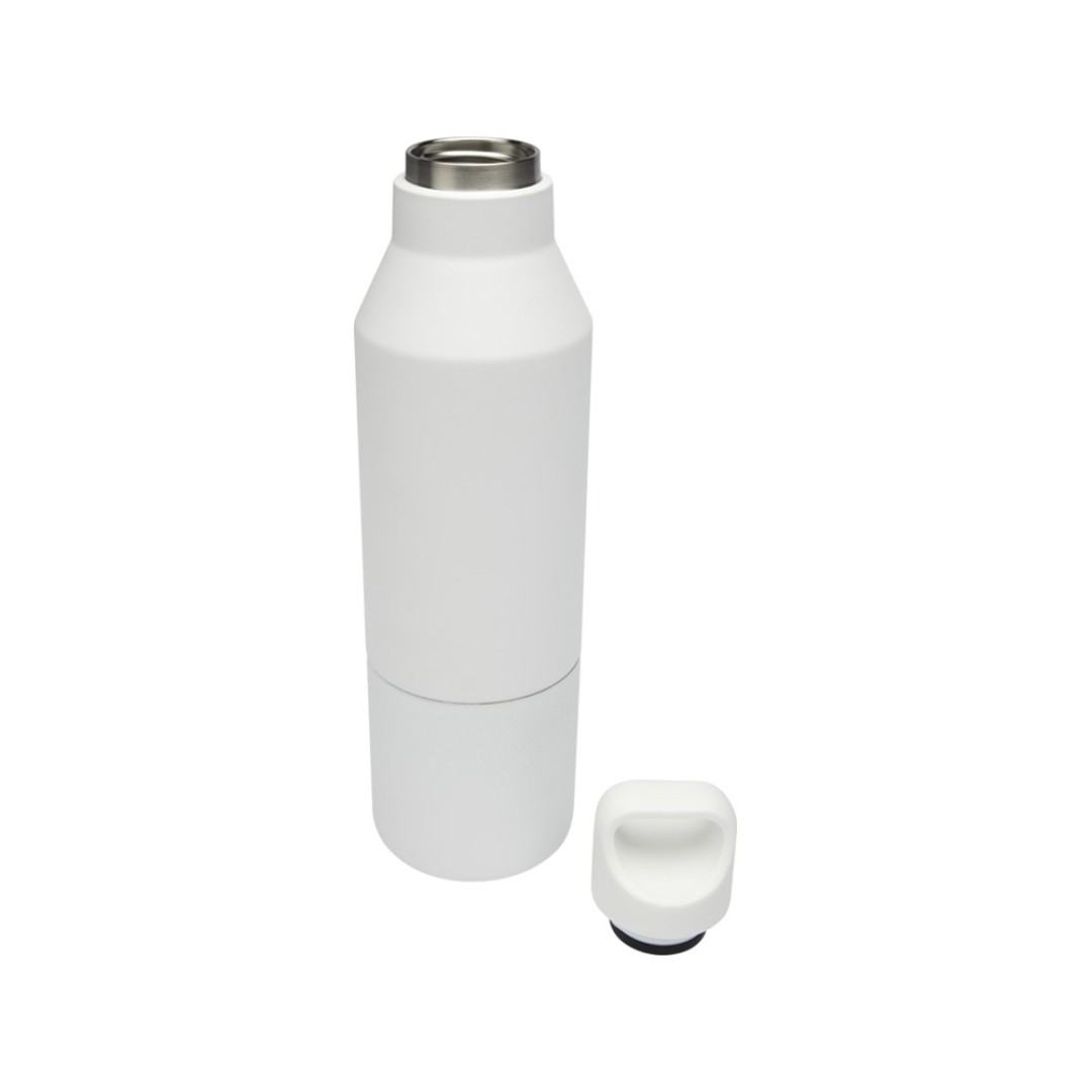 Изолированная бутылка из переработанной нержавеющей стали Odessy объемом 600 мл, белый