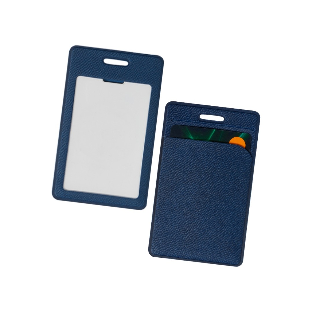 Карман вертикальный с дополнительным отделением"Favor", синий