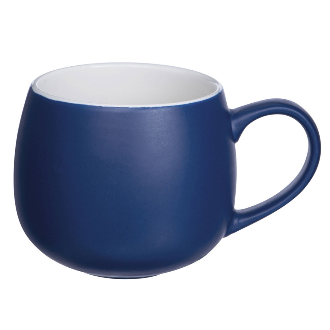 Кружка круглой формы Verlo, 410мл, нейви