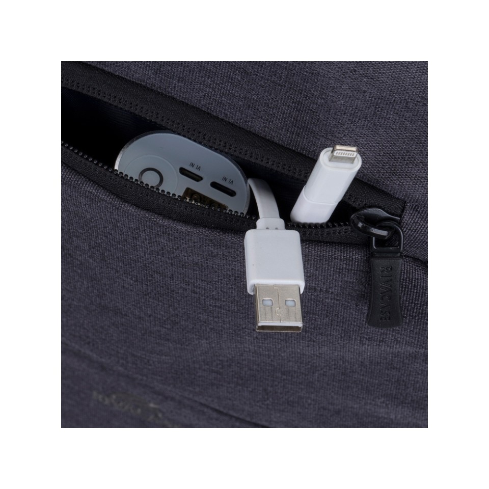 RIVACASE 7760 black ECO рюкзак для ноутбука 15.6"