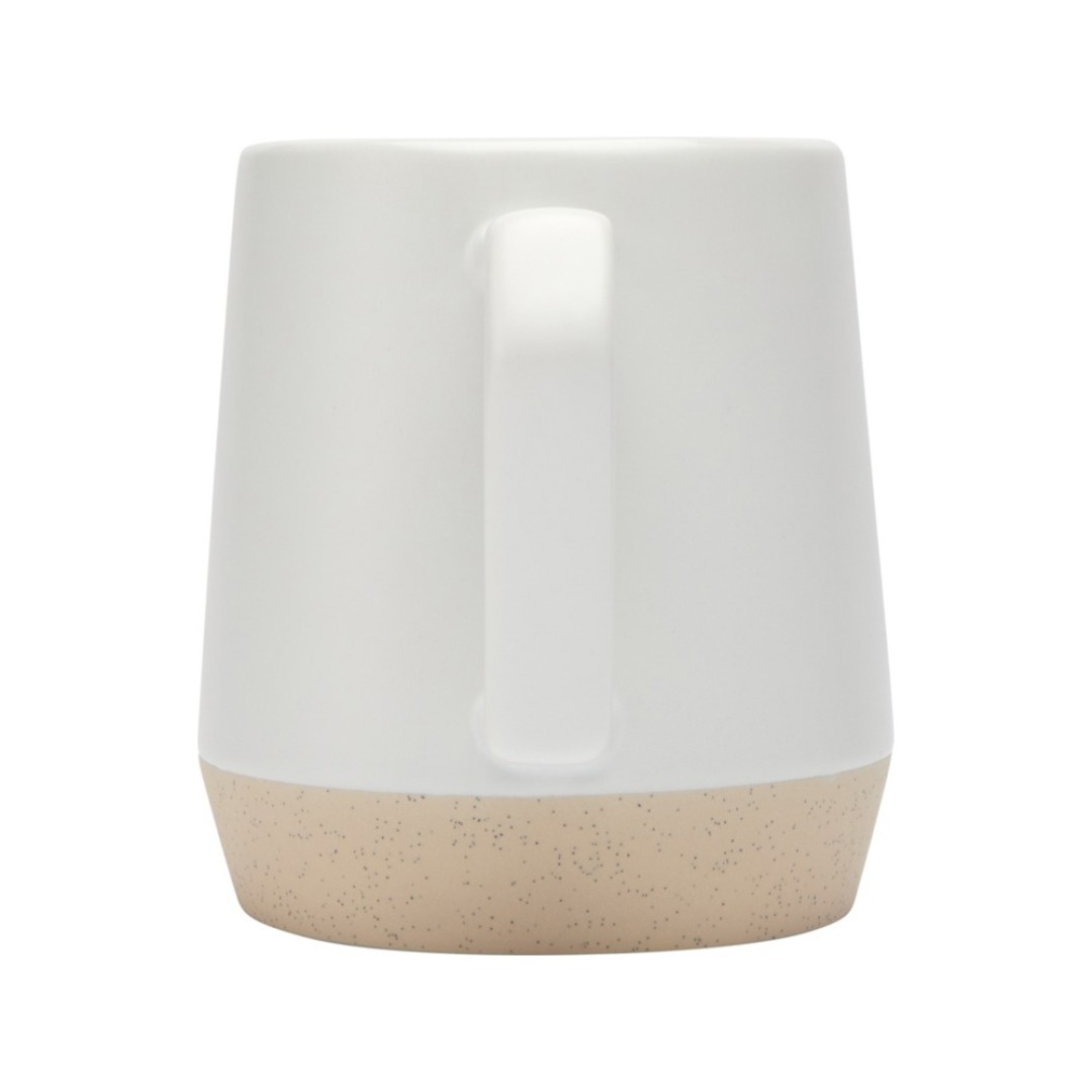 Dolce керамическая кружка объемом 300 мл с матовой отделкой, белый