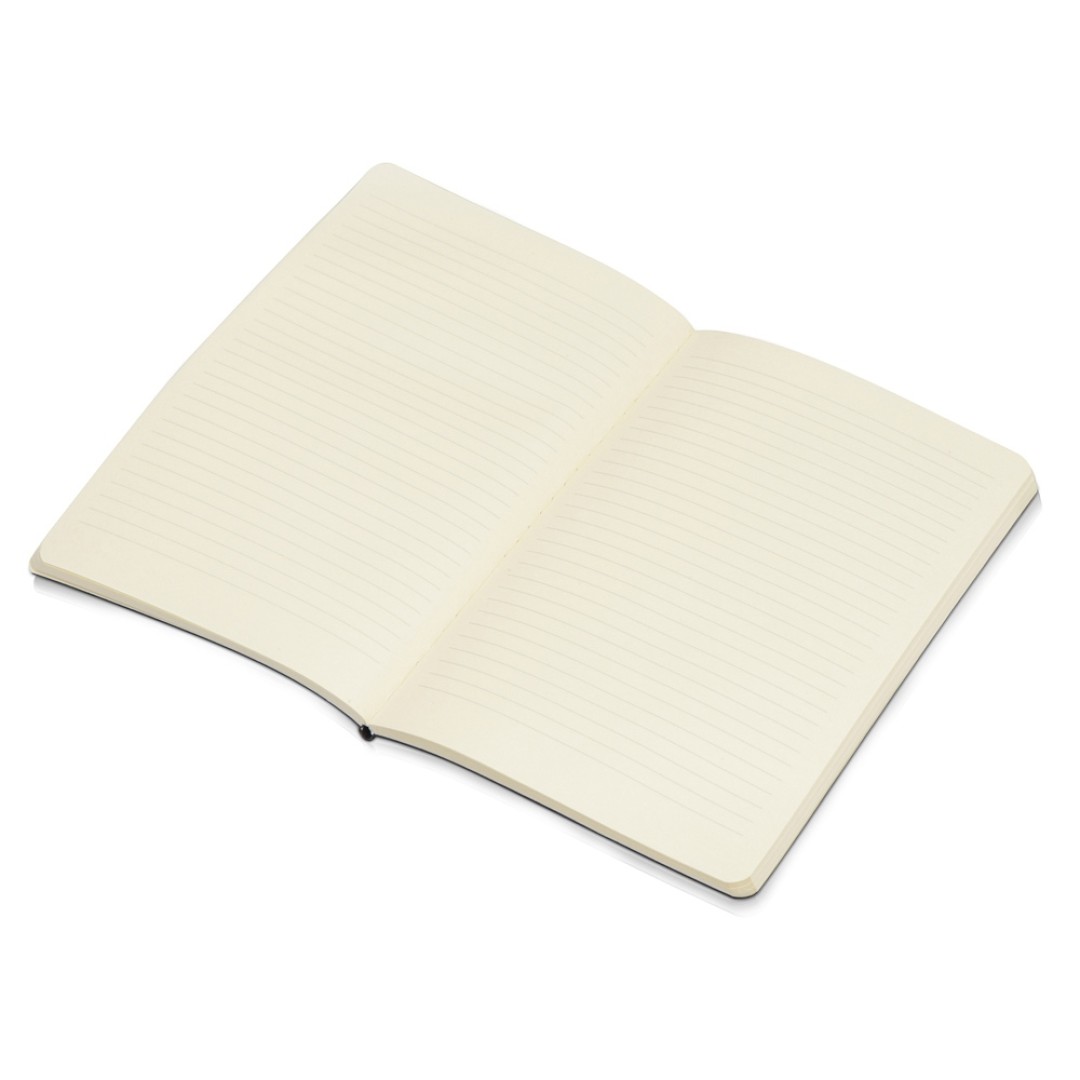 Блокнот А5 "Softy" 13*20,6 см в мягкой обложке, черный (Р)