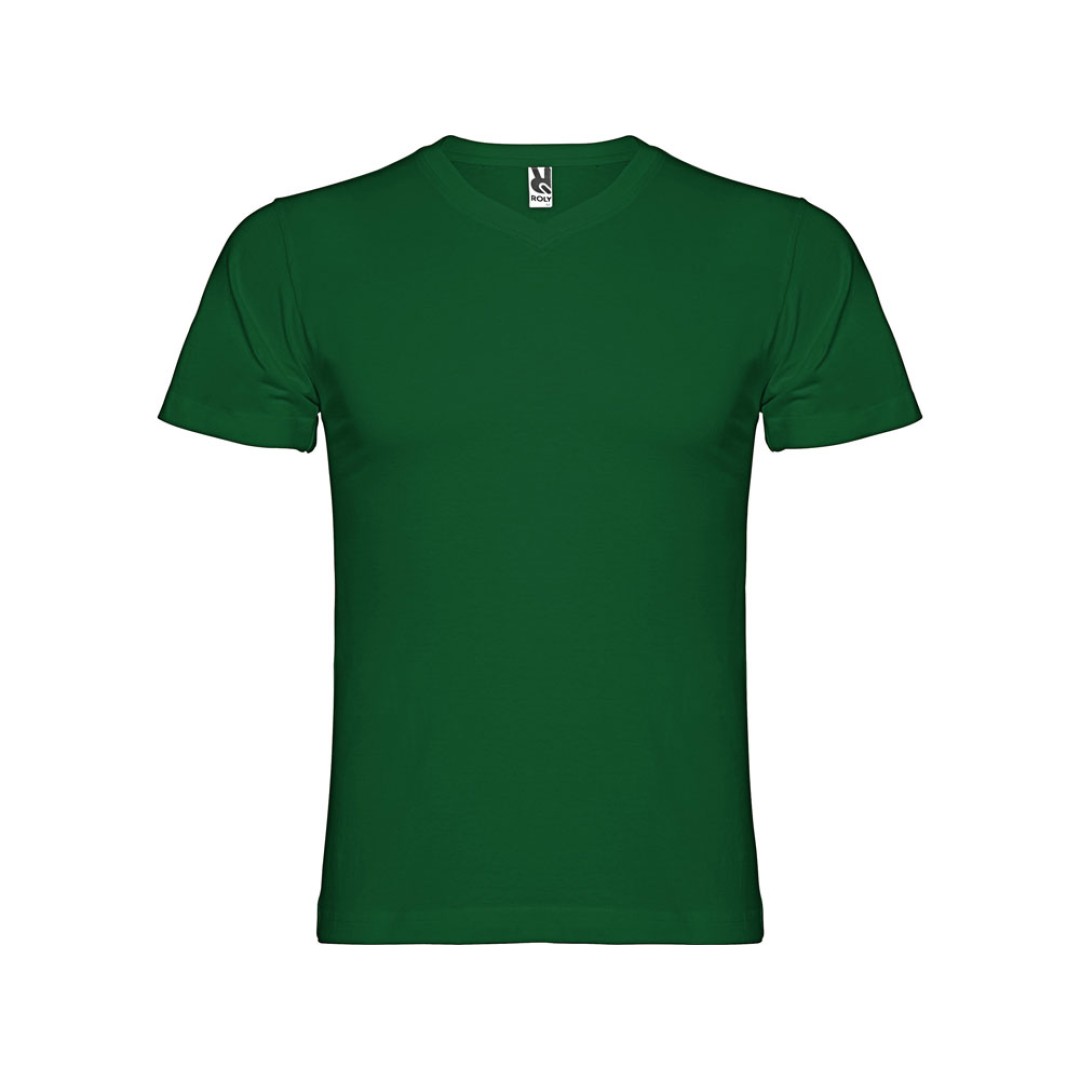 Футболка "Samoyedo" мужская, бутылочный зеленый