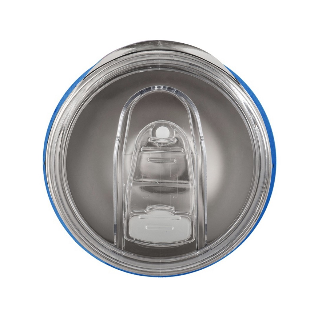 Вакуумная термокружка "Sense", непротекаемая крышка, крафтовая упаковка, синий