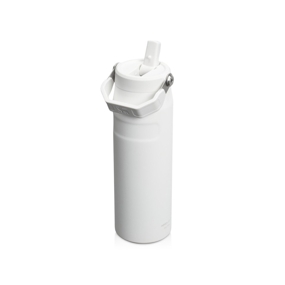 Бутылка для воды объемом 700 мл с откидной трубочкой Stanley IceFlow™ 2.0 - Frosted white