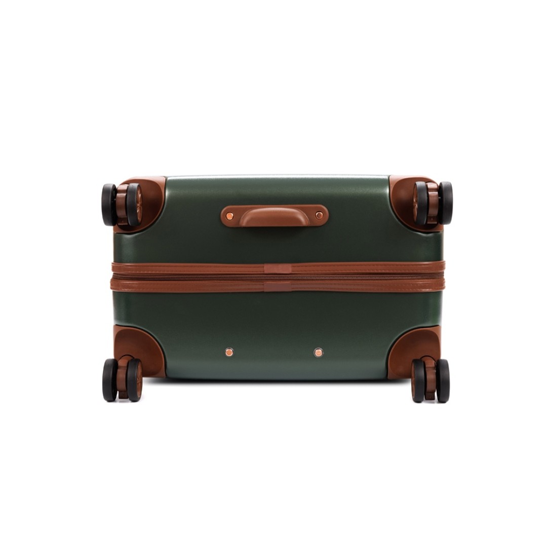 Чемодан BUGATTI Amelia, зеленый, поликарбонат / АБС-пластик, 50х29х76 см, 85 л