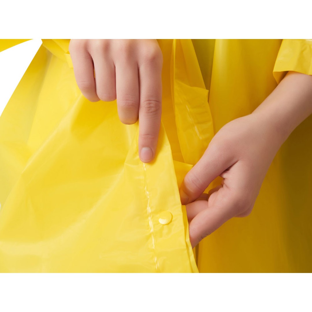 Пончо «Hawaii» c чехлом унисекс, желтый