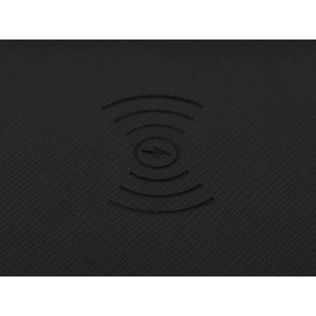 Многофункциональный коврик для мыши «Multi Pad» с беспроводной зарядкой и LCD экраном, 10 Вт, черный