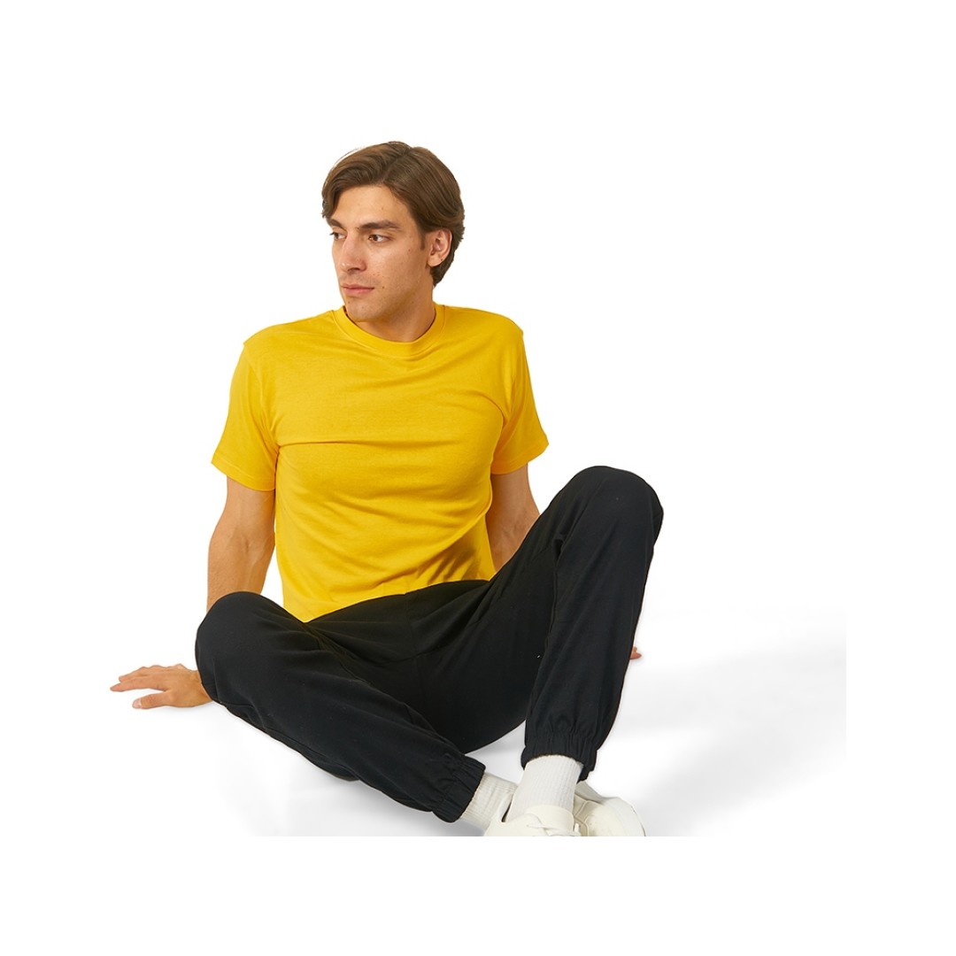 Футболка "Super Heavy Super Club" мужская, золотисто-желтый