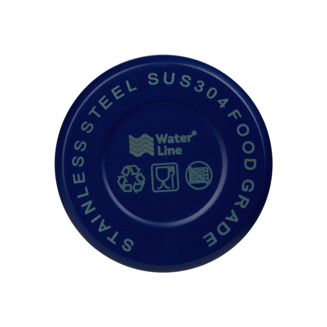 Термос с чашей и двойными медными стенками "Stern", 1 л, темно-синий