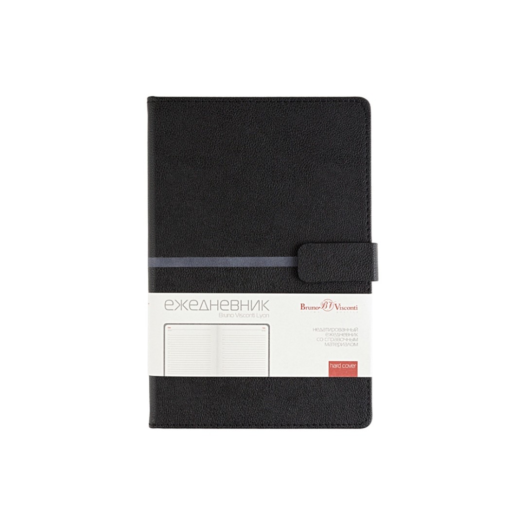 Ежедневник недатированный А5 "Lyon", черный