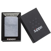 Зажигалка ZIPPO Classic с покрытием Street Chrome™, латунь/сталь, серебристая, матовая, 38x13x57 мм