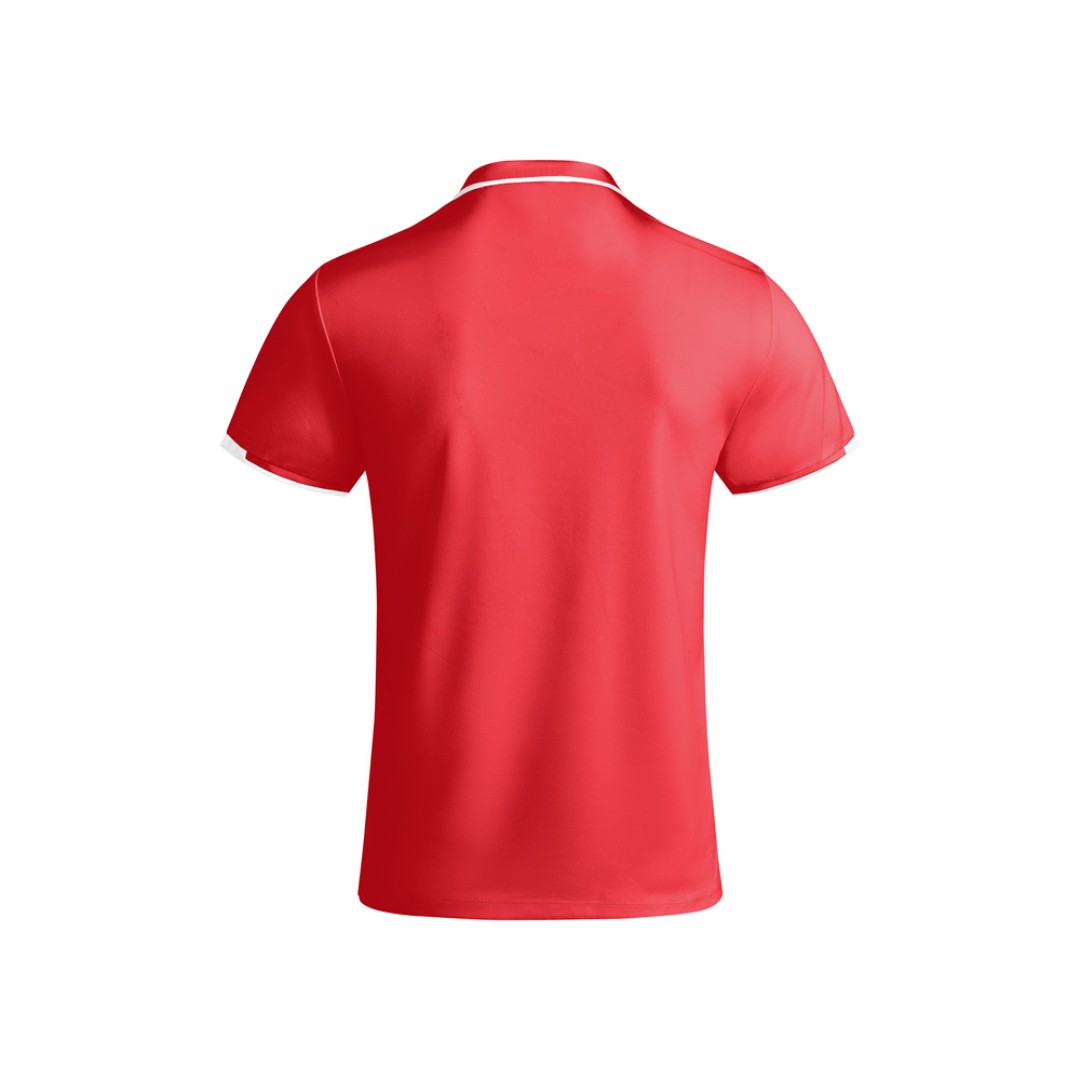 Рубашка-поло "Tamil" мужская, красный/белый