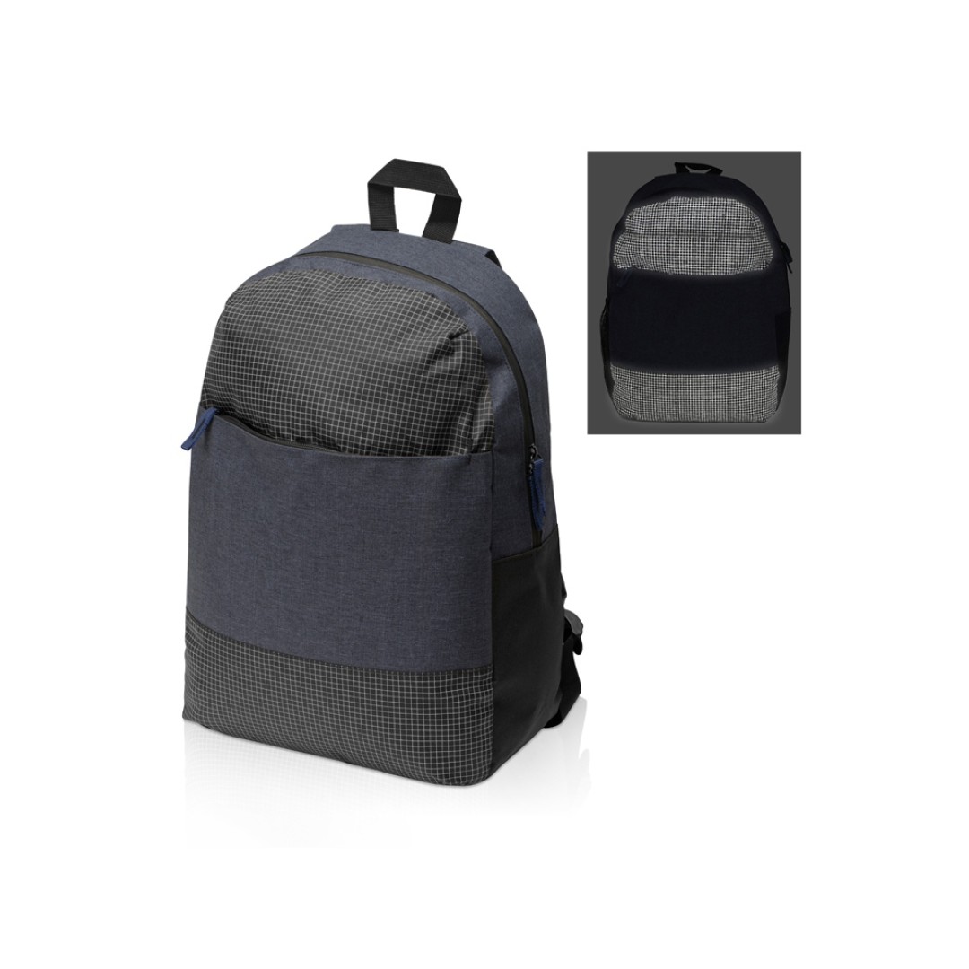 Рюкзак «Reflex» для ноутбука 15,6" со светоотражающим эффектом, синий