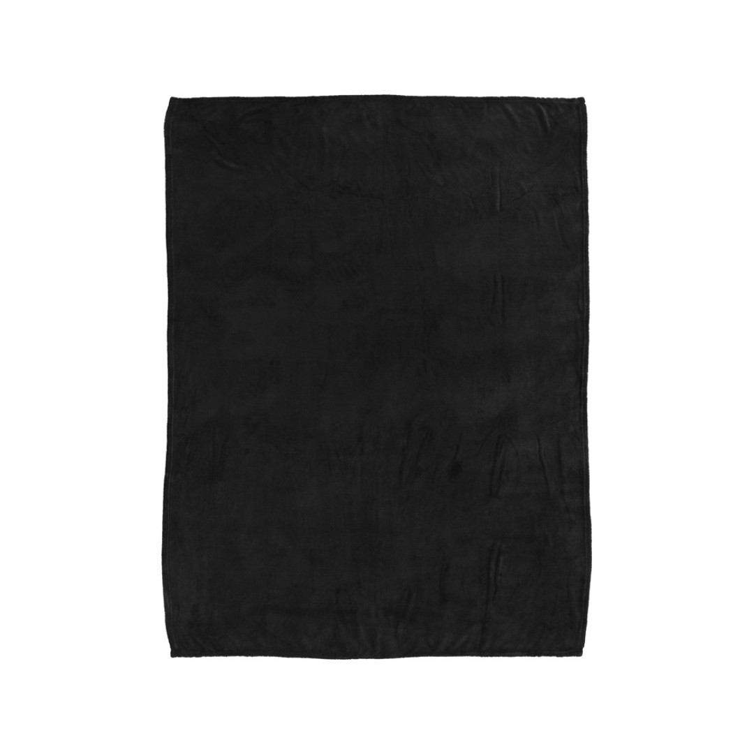 Супермягкий плед Bay из корал-флиса, черный