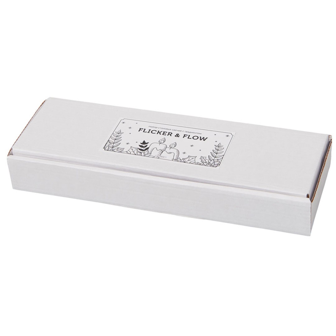 Набор столовых свечей с градиентом "Flicker & Flow"