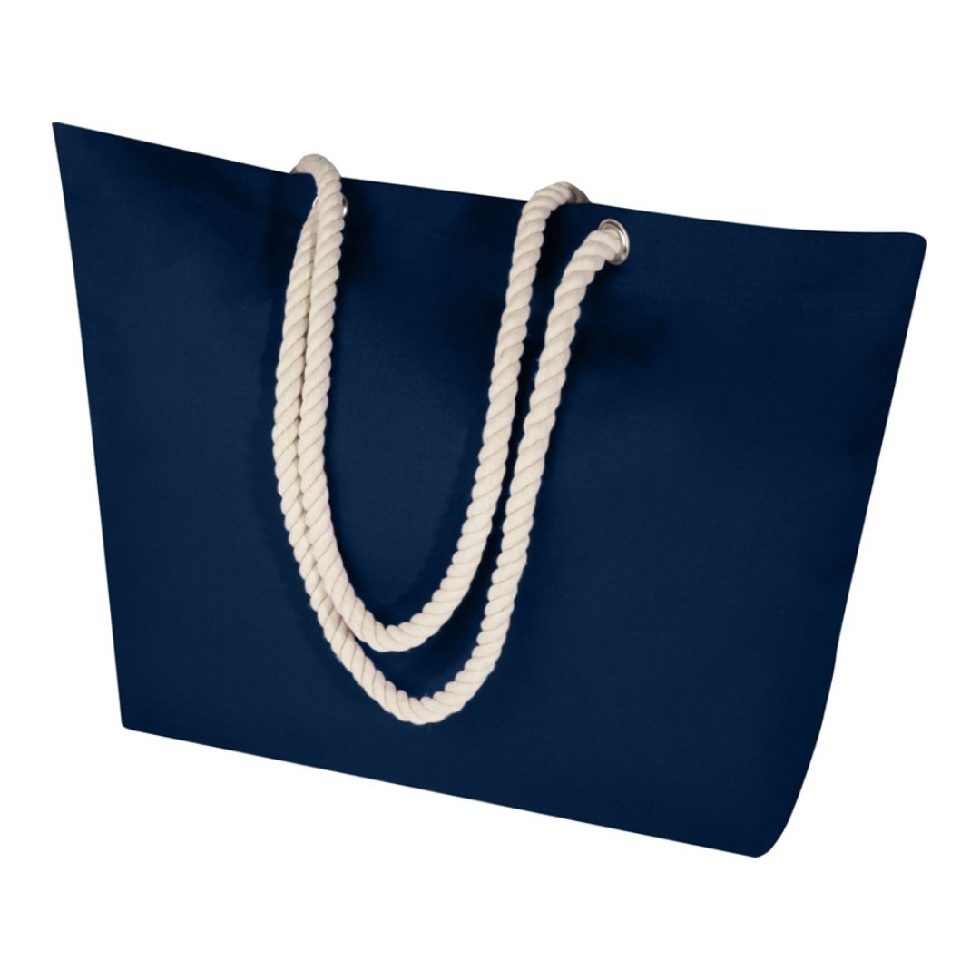 Florida пляжная эко-сумка из переработанного материала, сертифицированного по стандарту GRS, плотностью 270 г/м2 18L - Темно - синий