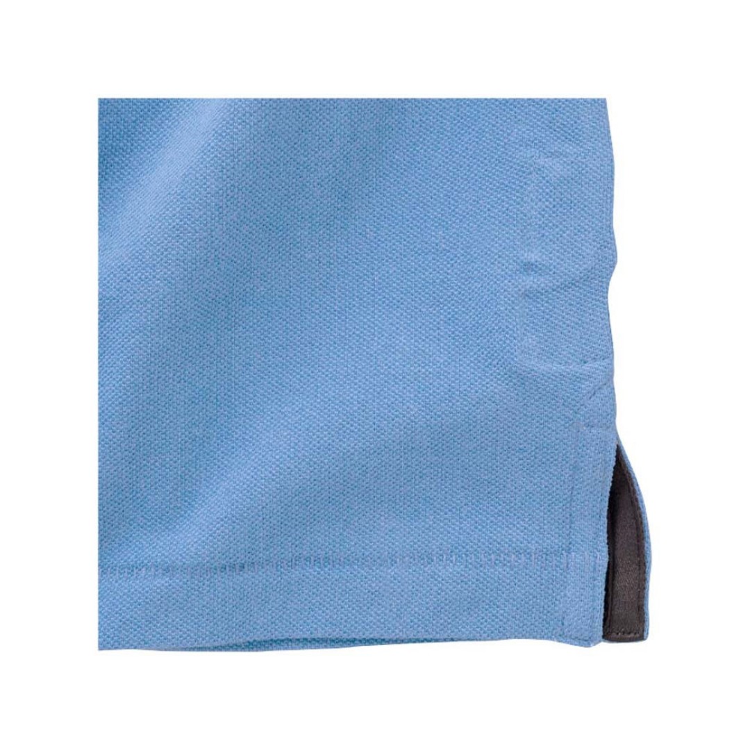 Calgary женская футболка-поло с коротким рукавом, голубой