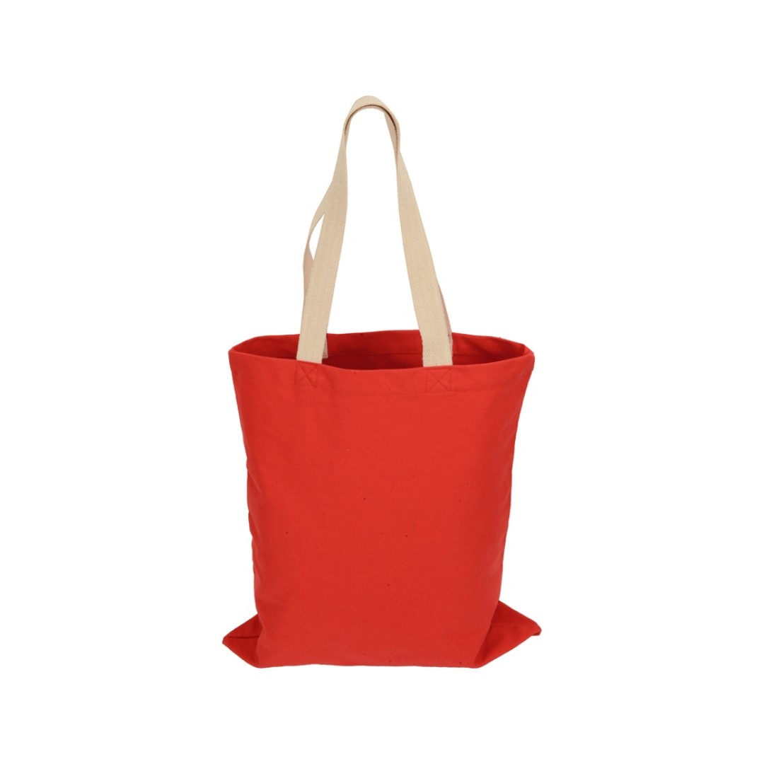 Сумка для шопинга Steady из хлопка с парусиновыми ручками, 260 г/м2, красный (P)