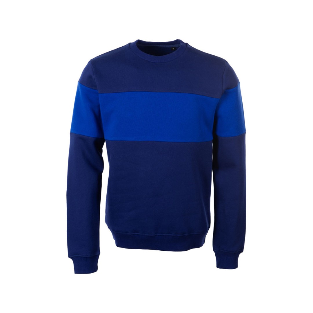Свитшот блокинг «Edinburgh», нейви/кл.синий, мужской