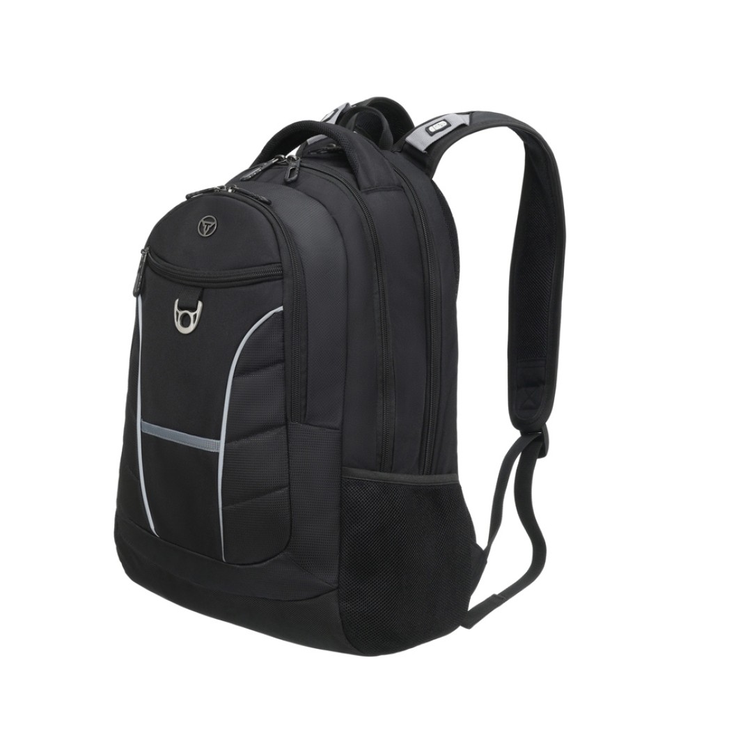 Рюкзак TORBER XPLOR с отделением для ноутбука 15", чёрный, полиэстер 600D, 35x20x47 см, 33л