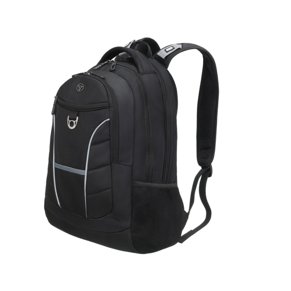 Рюкзак TORBER XPLOR с отделением для ноутбука 15", чёрный, полиэстер 600D, 35x20x47 см, 33л