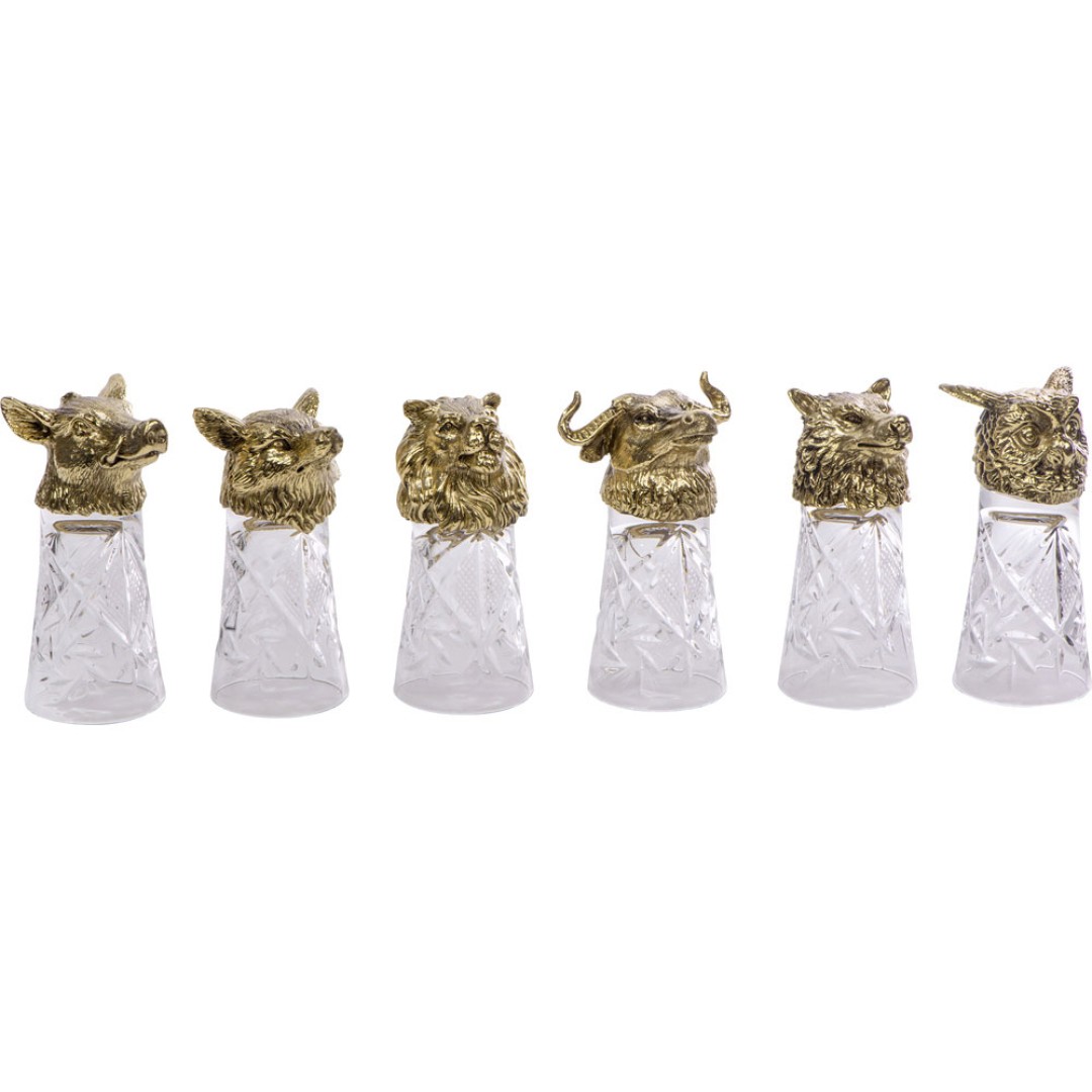 Подарочный набор "Русская охота", темно-коричневый/молочный