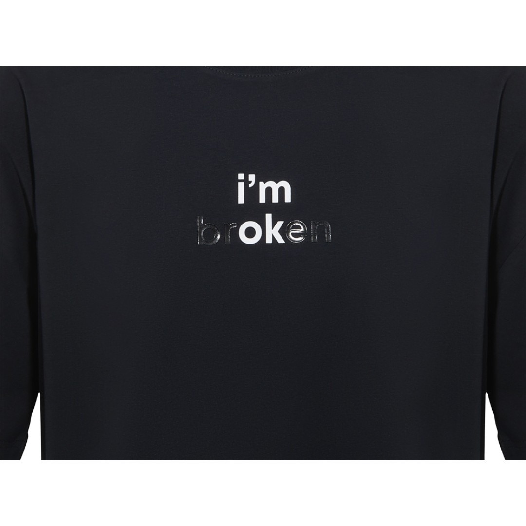 Футболка оверсайз «Vienna» унисекс , черный с нанесением Трафарет Скульптура 2 цвета