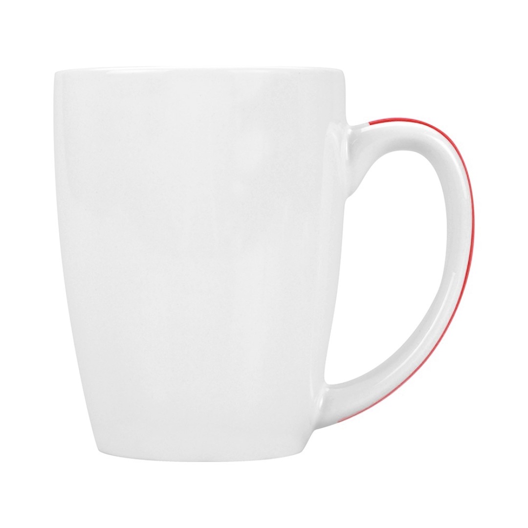 Кружка "Good Day" 320мл, белый/красный