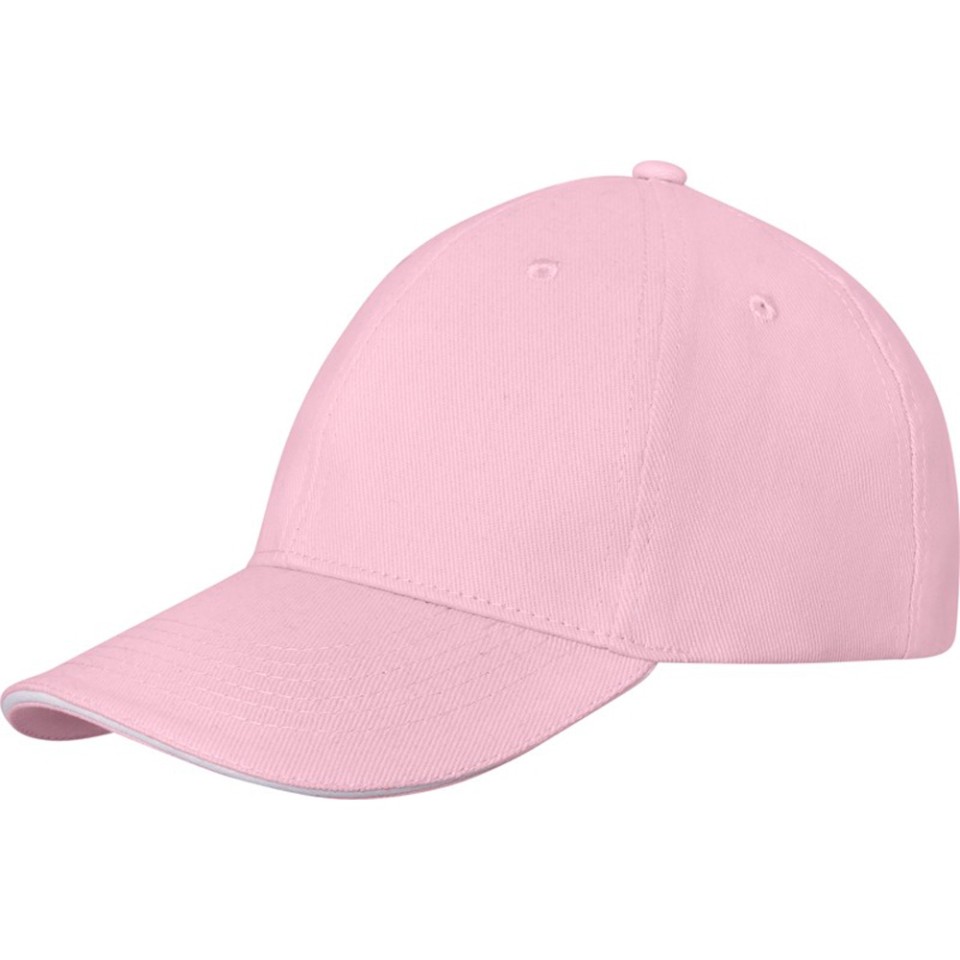 Бейсболка Darton, 6 панелей, light pink