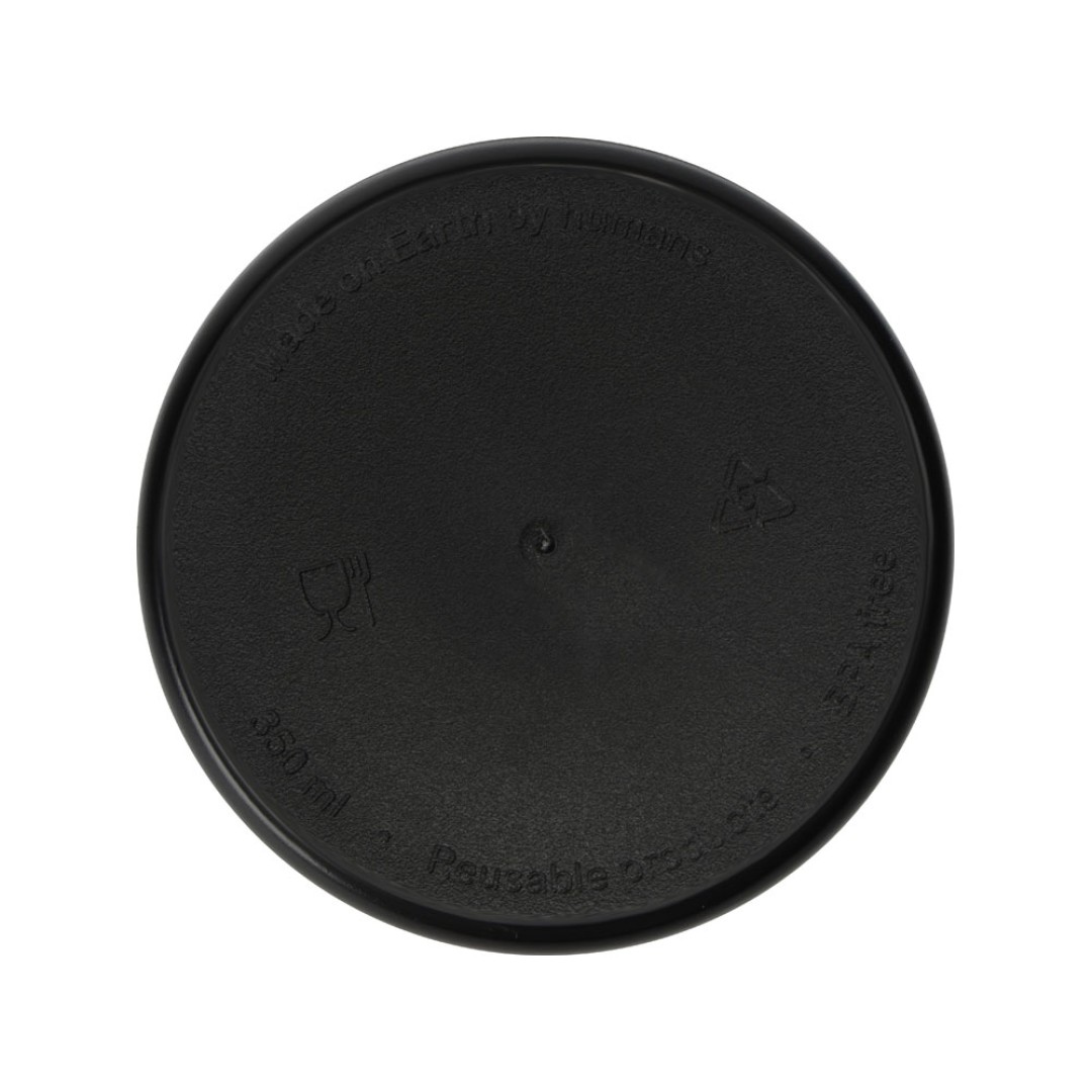 Стакан-тамблер Moment с кофейной крышкой, 350 мл, цвет черный