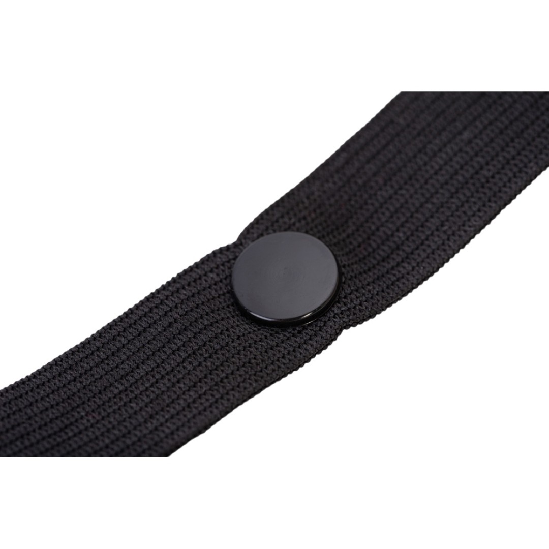 Сумка Fixy из переработанного хлопка с фиксирующей эластичной лентой, черный