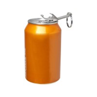 Брелок-открывалка Tao из переработанного алюминия - Серебристый