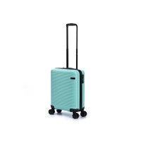 Чемодан TORBER Caspian, светло-зелёный, ABS-пластик, 38 х 20 х 54 см, 35 л