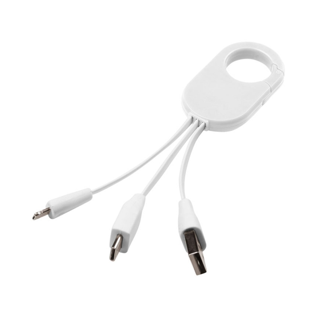 Кабель для зарядки «3-в-1», белый